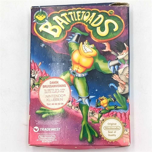 Battletoads - Complete In Box - (SCN) - NES Game (B Grade) (Used)